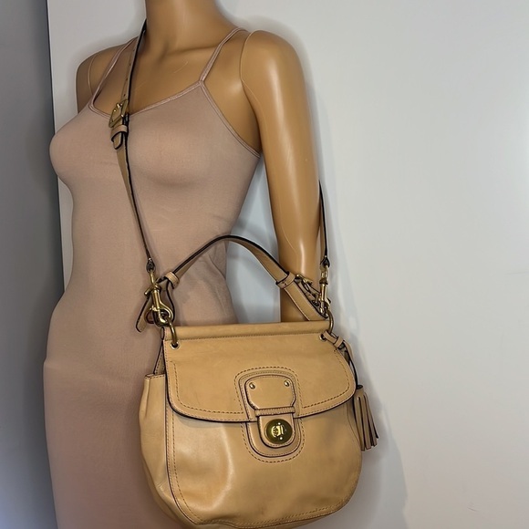 Coach Willis Tan Leather Cross Body Bag K1220-22382 - Picture 2 of 13
